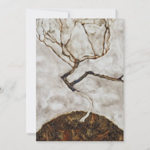 Boompje in de late herfst door Egon Schiele
