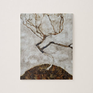 Boompje in de late herfst door Egon Schiele Legpuzzel