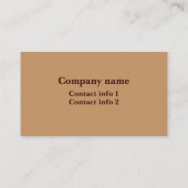 Boomringen Visitekaartje (Achterkant)