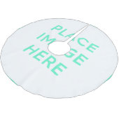 Boomrok, geborsteld polyester kerstboom rok (Gekanteld)