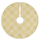 Boomrokken - geweven rooster in drie schelpen kerstboom rok (Voorkant)