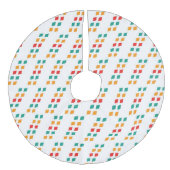 Boomrokken Imitatie Linnen Kerstboom Kleed (Voorkant)