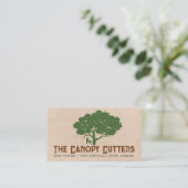 boomschaar specialist visitekaartje (Staand voorkant)