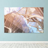 Boomsculpturen Canvas Afdruk (Insitu (Houten vloer))