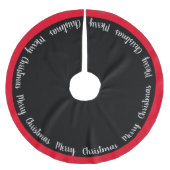 Boomskirt-Merry kerst Kerstboom Rok (Voorkant)