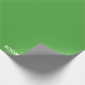 Boomslang groene kleurnaam cadeaupapier (Hoek)