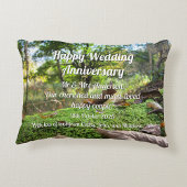 Boomsluimers in het herfstmos - gepersonaliseerd accent kussen