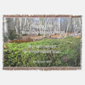 Boomsluimers in het herfstmos - gepersonaliseerd deken