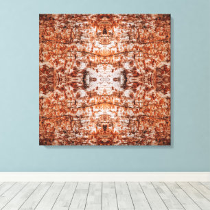 Boomstam Uitgesneden Foto Mixed Media Herhalend Pa Canvas Afdruk