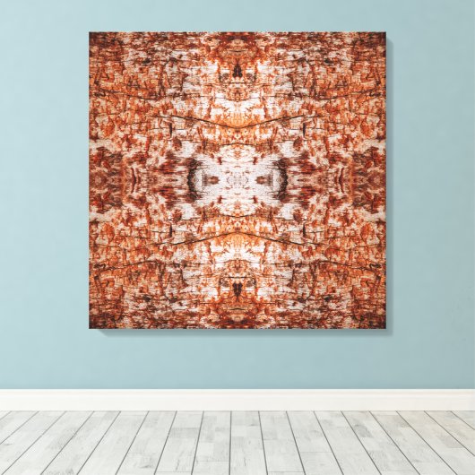 Boomstam Uitgesneden Foto Mixed Media Herhalend Pa Canvas Afdruk (Insitu (Houten vloer))