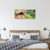 boomstam verbrijzeld canvas afdruk (Insitu (Slaapkamer))