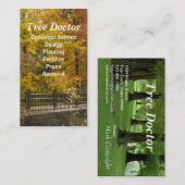 boomstam visitekaartje (Voorkant / Achterkant)