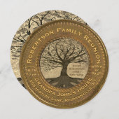  boomstructuurreünie kaart (Voorkant / Achterkant)