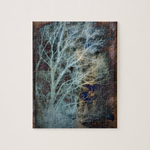 boomtakken in de winter legpuzzel