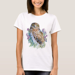 Boomuil in lavendel t-shirt