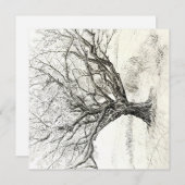 boomuitnodiging kaart (Voorkant / Achterkant)