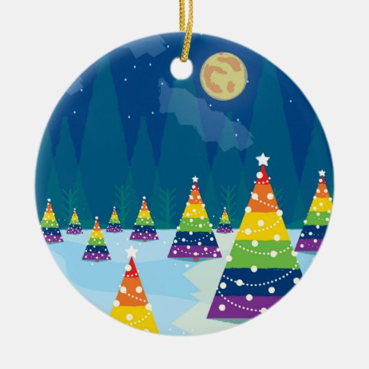 Boomversiering Keramisch Ornament (Voorkant)