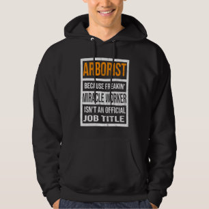 Boomverzorger Omdat Wonderdoener Grappige Mannen V Hoodie