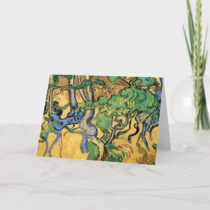 Boomwortels en stammen door Vincent van Gogh Kaart