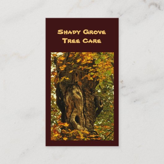 Boomzorg Visitekaartje (Voorkant)