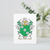 Boon Family Crest Briefkaart (Staand voorkant)