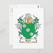 Boon Family Crest Briefkaart (Voorkant / Achterkant)