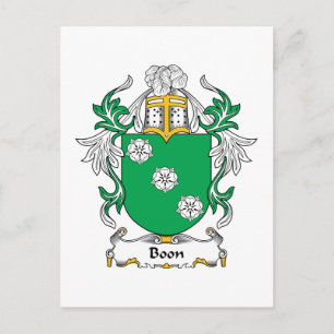 Boon Family Crest Briefkaart