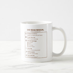 Boon kalm schattige koffieboon koffiemok