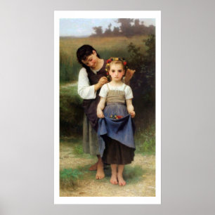 Boon van de bloemen, poster Bouguereau