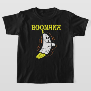 Boonana Cute Ghost Banana Halloween T-shirt