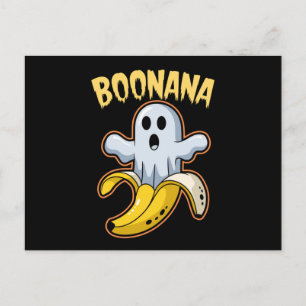 Boonana Schattige Geest Banaan Halloween Briefkaart