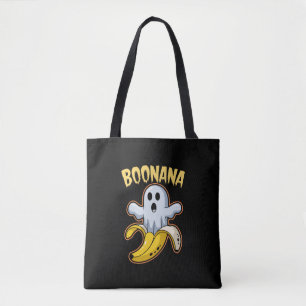 Boonana Schattige Geest Banaan Halloween Draagtas