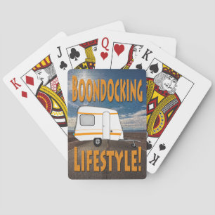 Boondocking Lifestyle Camper Design Pokerkaarten