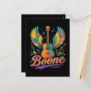 Boone Gitaar Feestdagenkaart