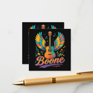 Boone Gitaar Informatiekaartje