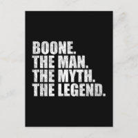 Boone naam, Boone De Man De Mythe De Legende