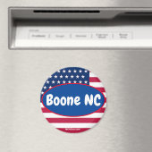 Boone NC Patriotic Places magnet Magneet (Insitu (Vaatwasser))