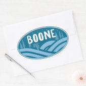 Boone North Carolina buiten Ovale Sticker (Envelop)