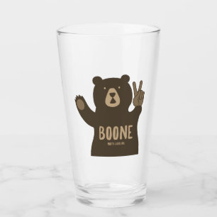 Boone North Carolina Peace Beer Glas
