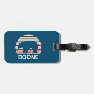 Boone North Carolina Retro Beer Bagagelabel