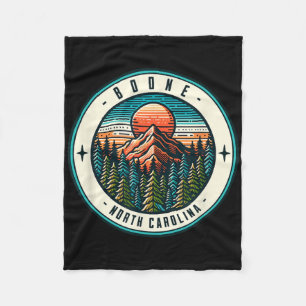 Boone North Carolina Skien Snowboarden Familie Tr Fleece Deken