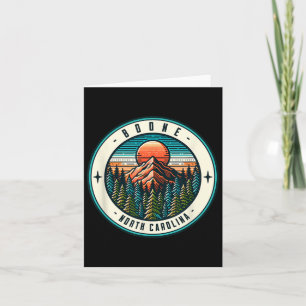 Boone North Carolina Skiën Snowboarding familie TR Kaart