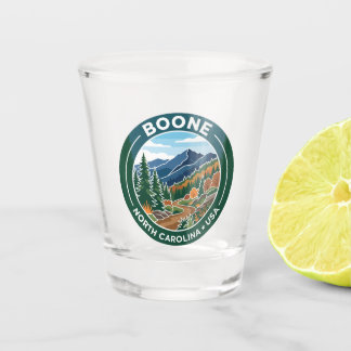 Boone, North Carolina, VS Shot Glas