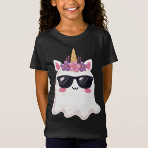 Boonicorn Halloween Schattig Eenhoorn Boo Geest Ki T-shirt