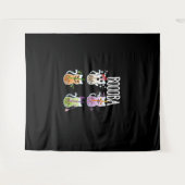 Boooba Kawaii Boba Tea Drink Cat Lover Halloween G Wandkleed (Voorkant (horizontaal))