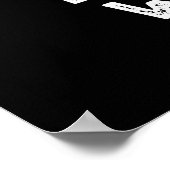 Booogie Woogie Funny Music Ghost Pun Dark BG Poster (Hoek)