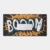 Booom woord comic stijl bureaumat (Keyboard & Muis)