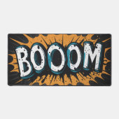 Booom woord comic stijl bureaumat (Voorkant)