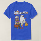 Booooks! Cute Ghost Reading Library Books Hallowee T-shirt (Design voorkant)