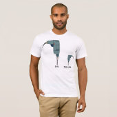 Boor. Baby boor. T-shirt (Voorkant volledig)